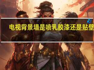 电视背景墙是喷乳胶漆还是贴壁布