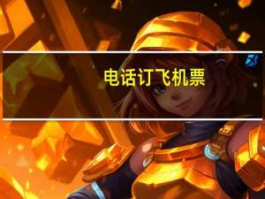 电话订飞机票