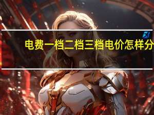 电费一档二档三档电价怎样分