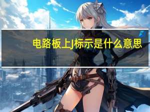 电路板上J标示是什么意思