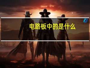 电路板中的是什么