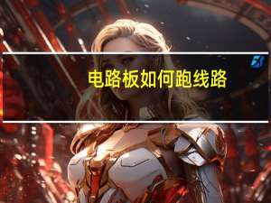 电路板如何跑线路
