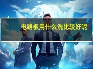 电路板用什么洗比较好呢