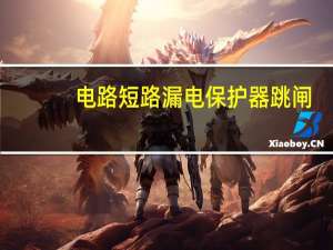 电路短路漏电保护器跳闸