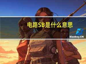 电路SB是什么意思