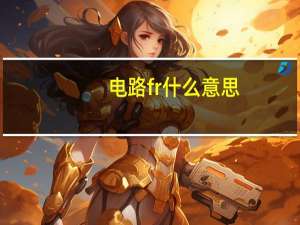 电路fr什么意思