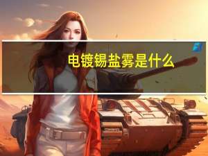 电镀锡盐雾是什么（电镀锡板简介）