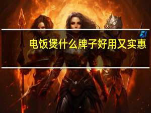 电饭煲什么牌子好用又实惠（电饭煲什么牌子好）