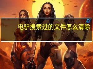 电驴搜索过的文件怎么清除（电驴搜索关键词）