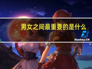 男女之间最重要的是什么