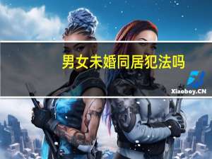 男女未婚同居犯法吗