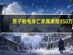 男子触电身亡家属索赔350万
