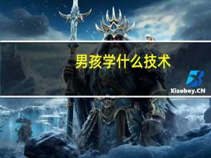 男孩学什么技术