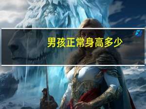 男孩正常身高多少（男孩正常身高标准）