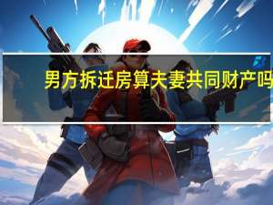 男方拆迁房算夫妻共同财产吗
