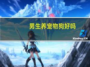 男生养宠物狗好吗