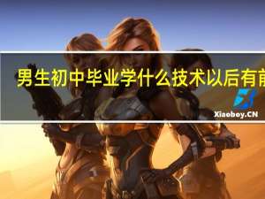 男生初中毕业学什么技术以后有前途