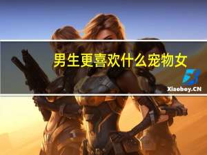男生更喜欢什么宠物女