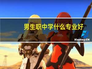 男生职中学什么专业好