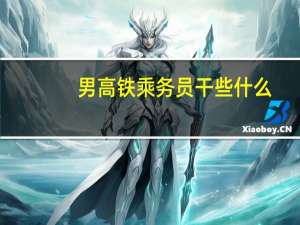 男高铁乘务员干些什么