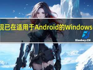画中画现已在适用于Android的Windows子系统中可用