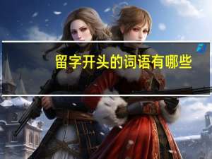 留字开头的词语有哪些