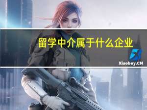 留学中介属于什么企业