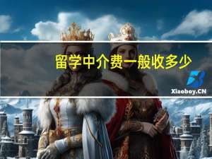 留学中介费一般收多少