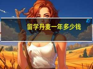 留学丹麦一年多少钱