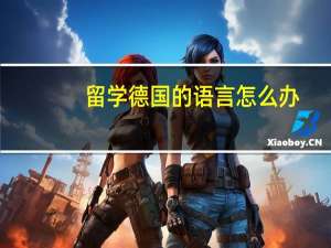 留学德国的语言怎么办