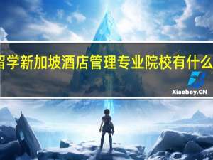 留学新加坡酒店管理专业院校有什么好的呢