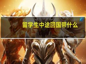 留学生中途回国带什么