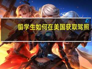留学生如何在美国获取驾照