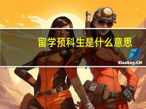 留学预科生是什么意思