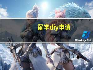 留学diy申请