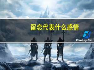 留恋代表什么感情