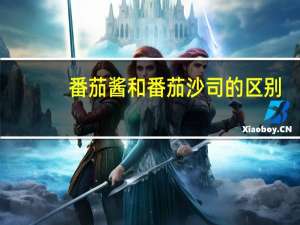 番茄酱和番茄沙司的区别