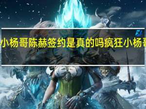疯狂小杨哥陈赫签约是真的吗 疯狂小杨哥回应争议