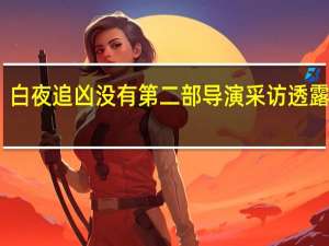 白夜追凶没有第二部 导演采访透露原因