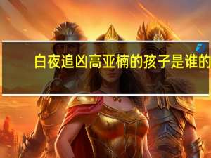 白夜追凶高亚楠的孩子是谁的