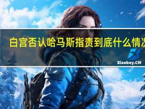 白宫否认哈马斯指责 到底什么情况嘞