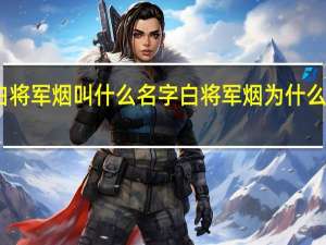 白将军烟叫什么名字 白将军烟为什么痞子烟