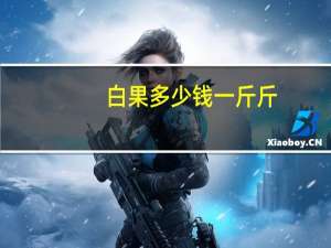 白果多少钱一斤斤（白果一般多少钱一斤）