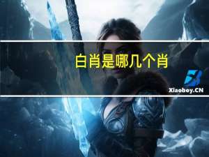 白肖是哪几个肖