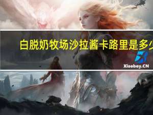 白脱奶牧场沙拉酱卡路里是多少