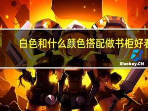 白色和什么颜色搭配做书柜好看（白色和什么颜色搭配）