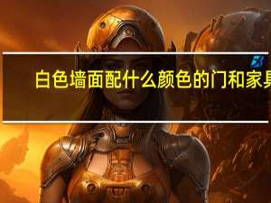 白色墙面配什么颜色的门和家具