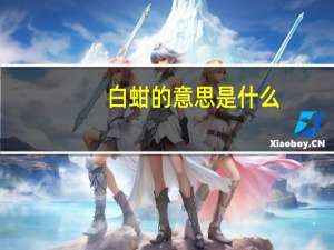白蚶的意思是什么