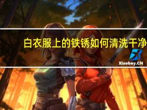 白衣服上的铁锈如何清洗干净