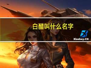 白醋叫什么名字（白醋简介）